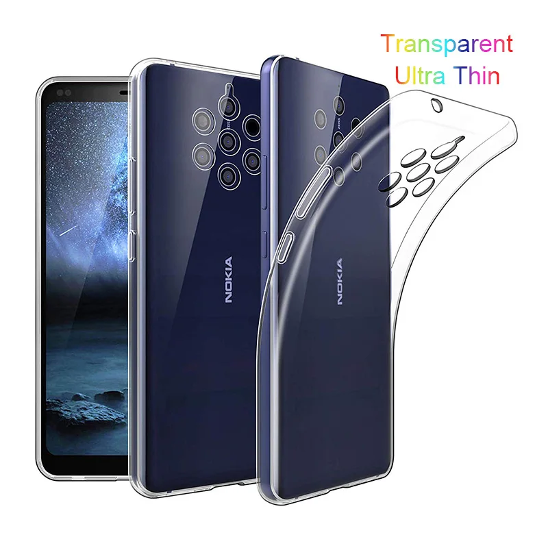 2019 ультратонкий прозрачный чехол из ТПУ для Nokia 9 PureView 5 99 &quotсиликоновый мягкий