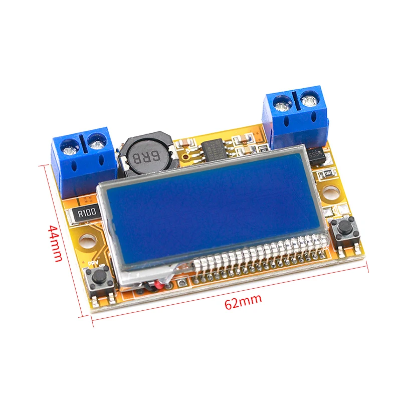 Внешний понижающий преобразователь напряжения с двойным дисплеем 5 23 В до 0 16 3 а