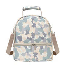 Double-Layer Waterproof Baby Bottle Cooler Bag Portable Baby Bottle Insulated Bag Lightweight Infant Outdoor Storage Bag
