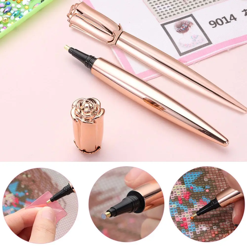 

5D Rose Flower DIY Craft Embroidery Diamond Painting Accessories Diamond Painting Pen Point Drill Pens Cross Stitch