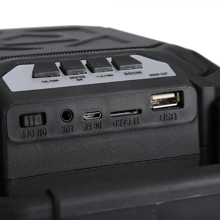 Портативный внешний ABS Bluetooth динамик Поддержка карты памяти u диск черный