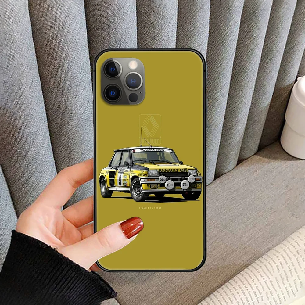 

Renault Phone Case cover For iphone 5 5S 6 6S PLUS 7 8 11 12 mini X XR XS PRO SE 2020 MAX black shell pretty funda painting