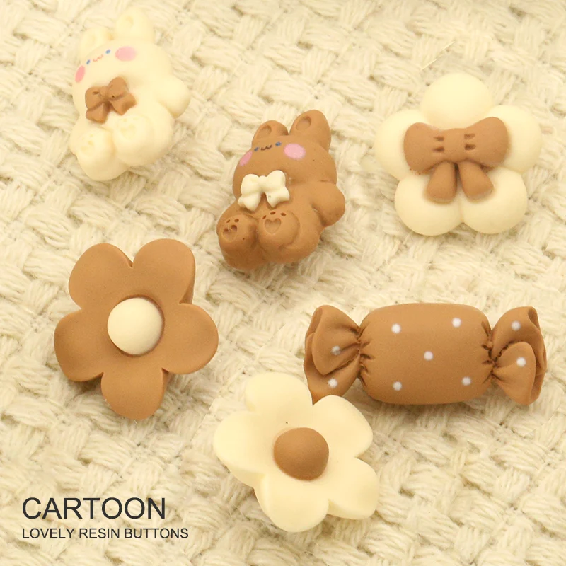 6 шт. милые детские пуговицы с рисунками животных одежда для малышей свитер