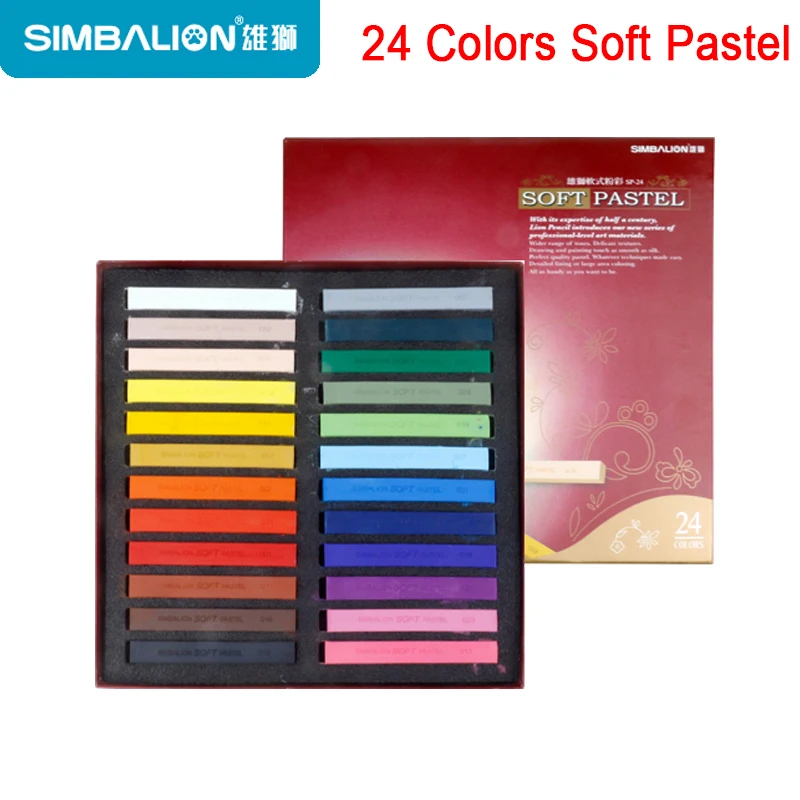 

Simbalion soft Pastel 12/24/36/48/60 Colors drawing supplies