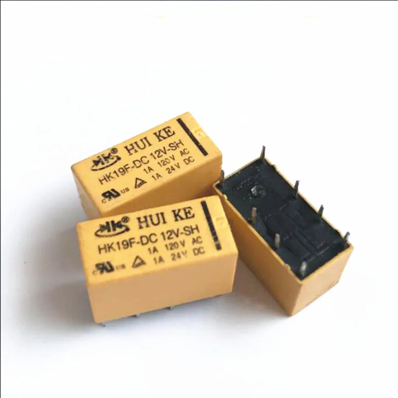 Реле 12 В HK19FDC12VSH HK19F в пост. Тока SH 1 А 8pin|Реле| |