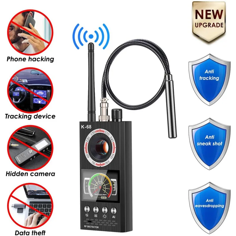 

Hidden Camera Detectors RF Signal Detector Wireless Bug Detector Hotel Camera Finder Anti Spy GPS Tr