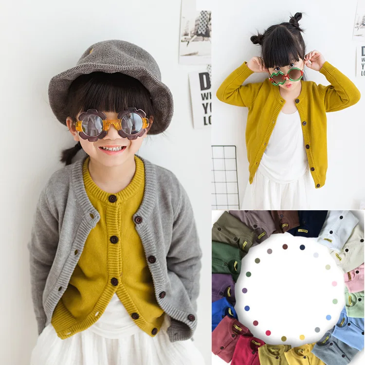 Детская куртка для мальчиков и девочек детский вязаный кардиган свитера осенне