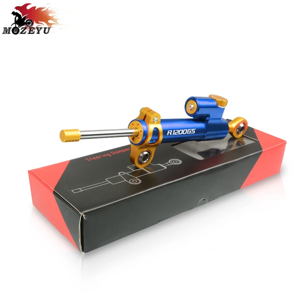 Стабилизатор рулевого управления с логотипом R1200GS для мотоцикла ЧПУ амортизатор