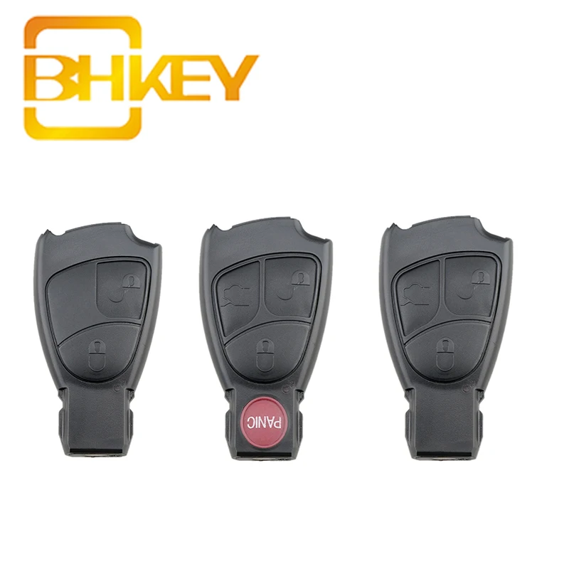 

BHKEY 2/3/4 Buttons Replacement Car Remote Key Shell For Mercedes Benz C B E Class W203 W211 W204 YU BN CLS CLK