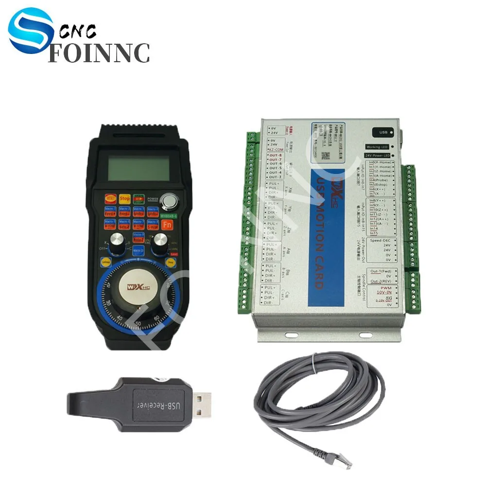 Комплект контроллера Mach3 XHC 2 МГц Ethernet cnc kit 3 4 6 осевая карта управления движением с
