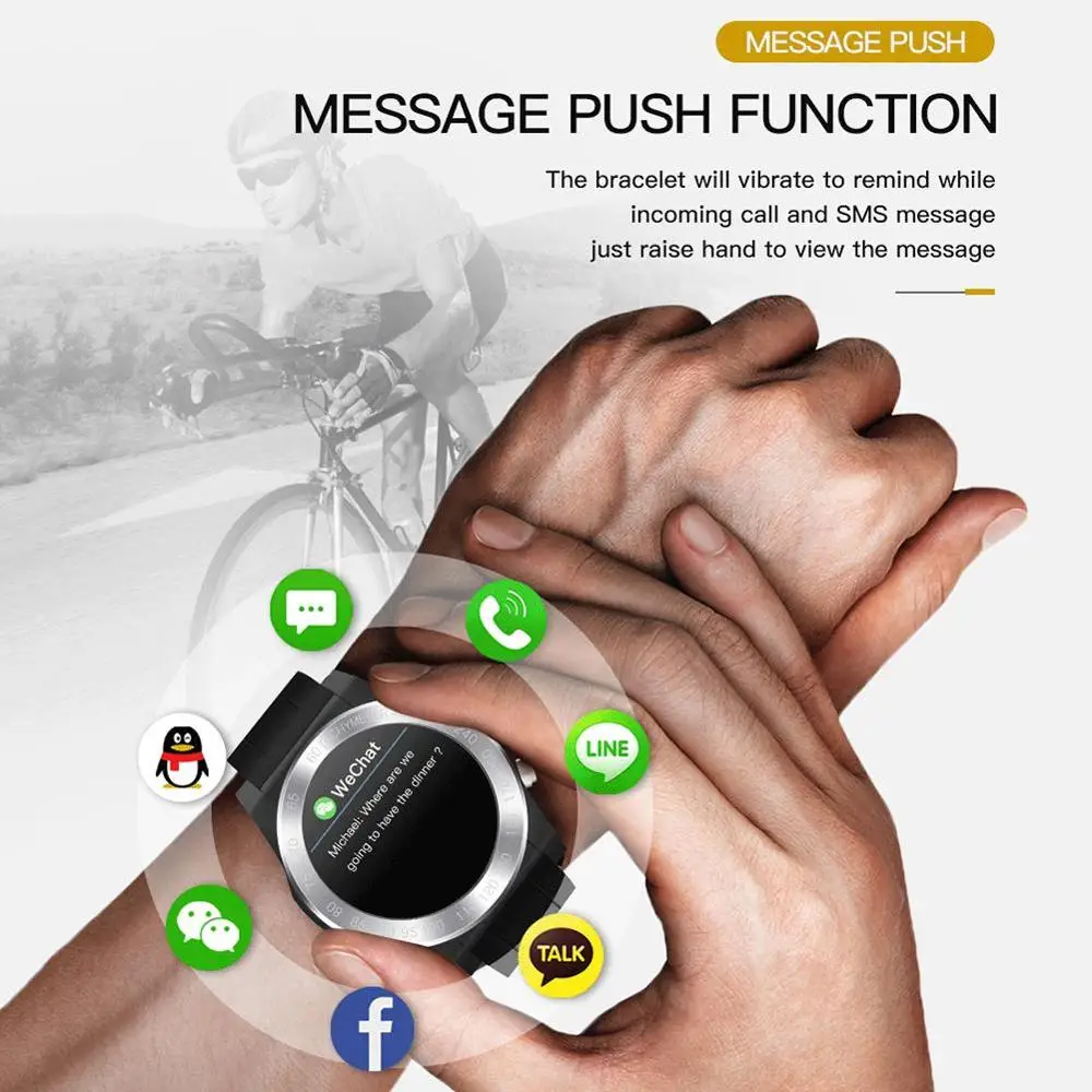 Спортивные часы CK25 мужские умные цветной экран артериальное давление пульсометр