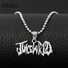2020 подвеска JUICE Wrld ожерелье певец рэпер письмо имя цепь из нержавеющей стали ожерелье Поклонники памятные ювелирные изделия подарок для женщин
