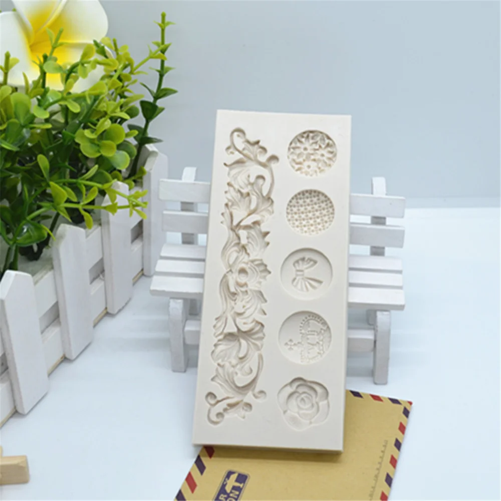Luyou 1pcs Flower Button Cake Silicone Resin Molds Fondant Mold Birthday Decorating Tools Kitchen Baking Accessories FM792 | Дом и сад