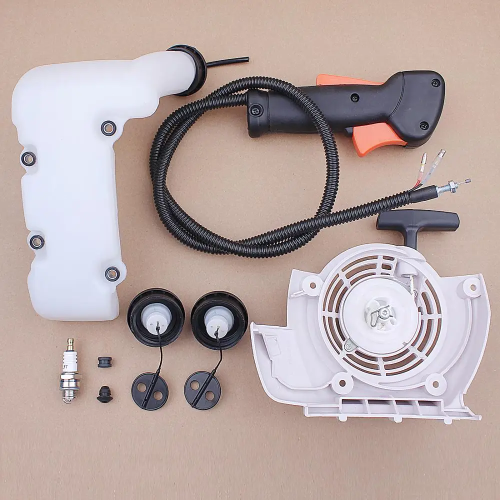 Вытяжной стартер крышка газового топливного бака полосатый трос дроссельной