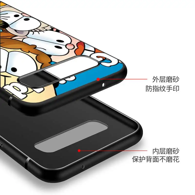 

Garfield Cat for Samsung Galaxy Note 20 S20 FE Lite Ultra 10 9 8 Pro S10E S10 5G S9 S8 S7 S6 Plus Black Phone Case