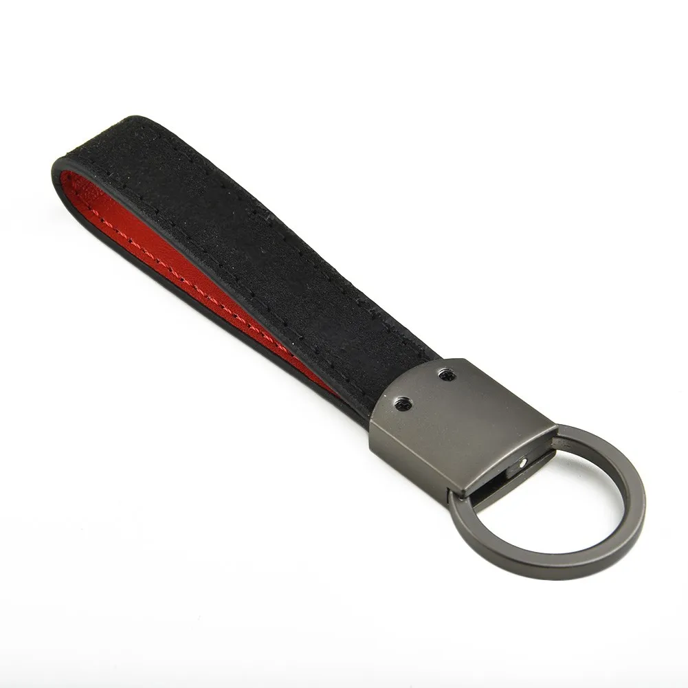For BMW Car Keychain Replacement Tool Black Strap Accessories Lanyard Leather+Metal |
