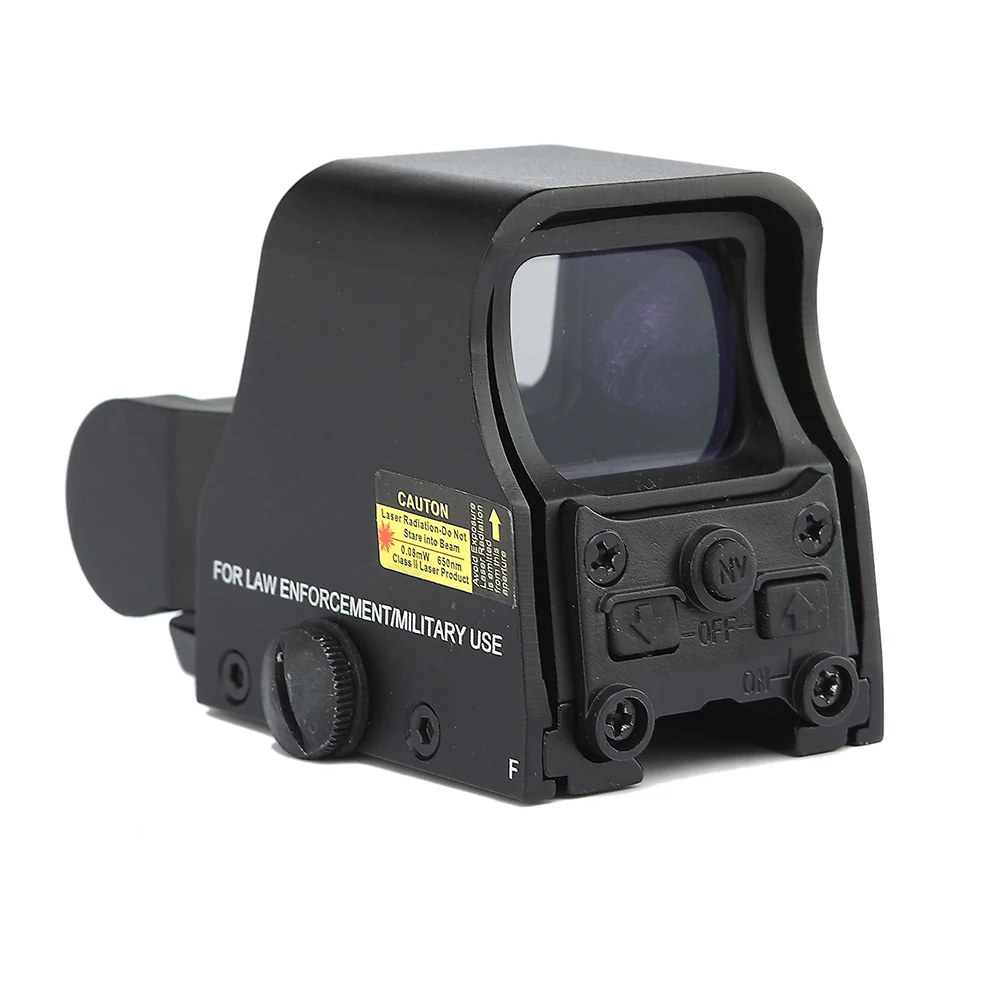 Алюминиевый Тактический красно-Зеленая Сетка Riflescope 1x голографический красный зеленый точечный прицел Brigthness Регулируемый 551 552 553 черный