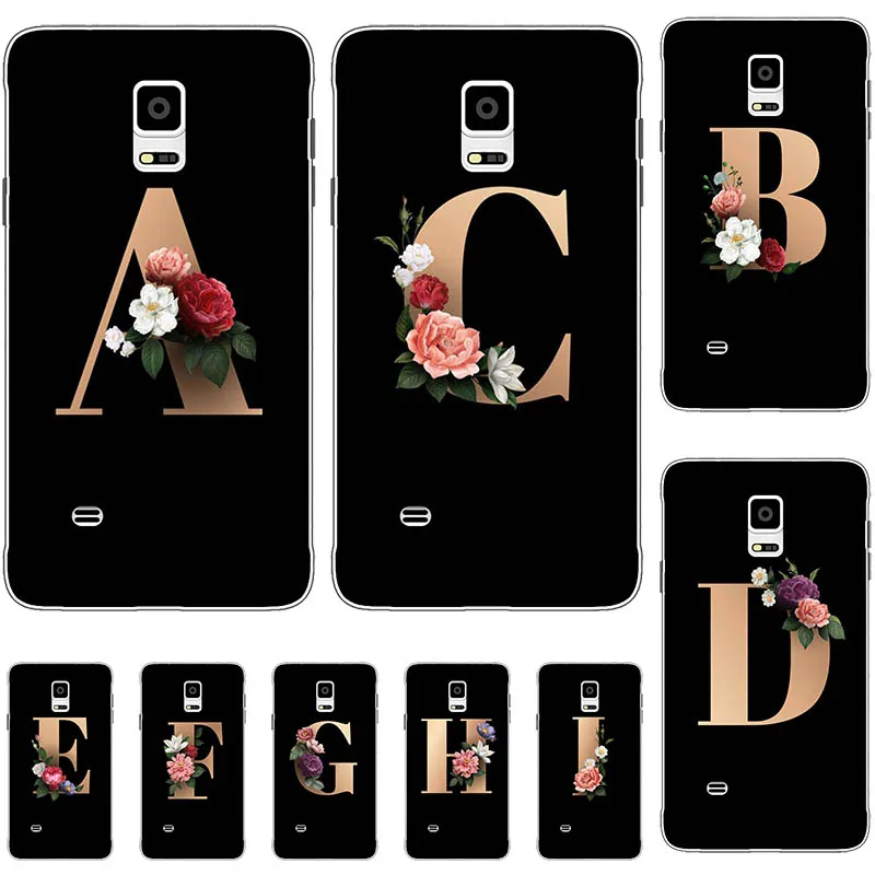 Чехол для Samsung Galaxy Note 4, N9108, N9100, N910A, N910F, N910P, 5,7 дюйма, мягкий чехол из ТПУ с милыми мультяшными цветами и черными буквами