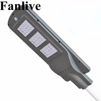 10pcs 20w 40w 60w solar outdoor lamp ip65 waterproof all in one led street light integrated solar street remote control