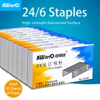 kw trio 246 staples universal office staples bind 30 sheets galvanized metal staples notebook stapler binding office supplies