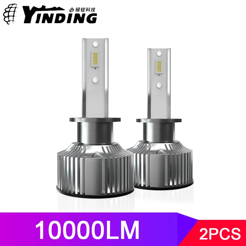 YINDING Y10 фар автомобиля светодиодный H4 H7 автомобильные лампы для передних