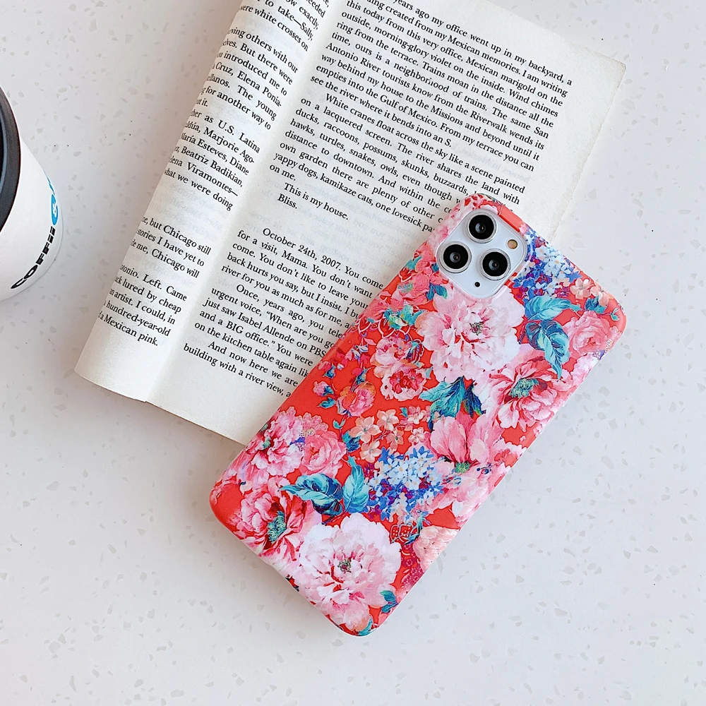 Чехол LACK для телефона с милыми розами iPhone 11 11pro Max чехлы X XS MAX XR 7 8 Plus SE чехол