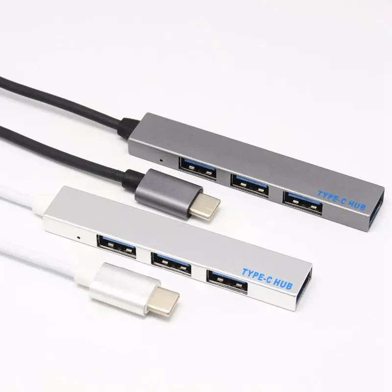 Type C USB концентратор с 4 портами сплав 3 1 к 2 0 типа OTG быстрая передача со