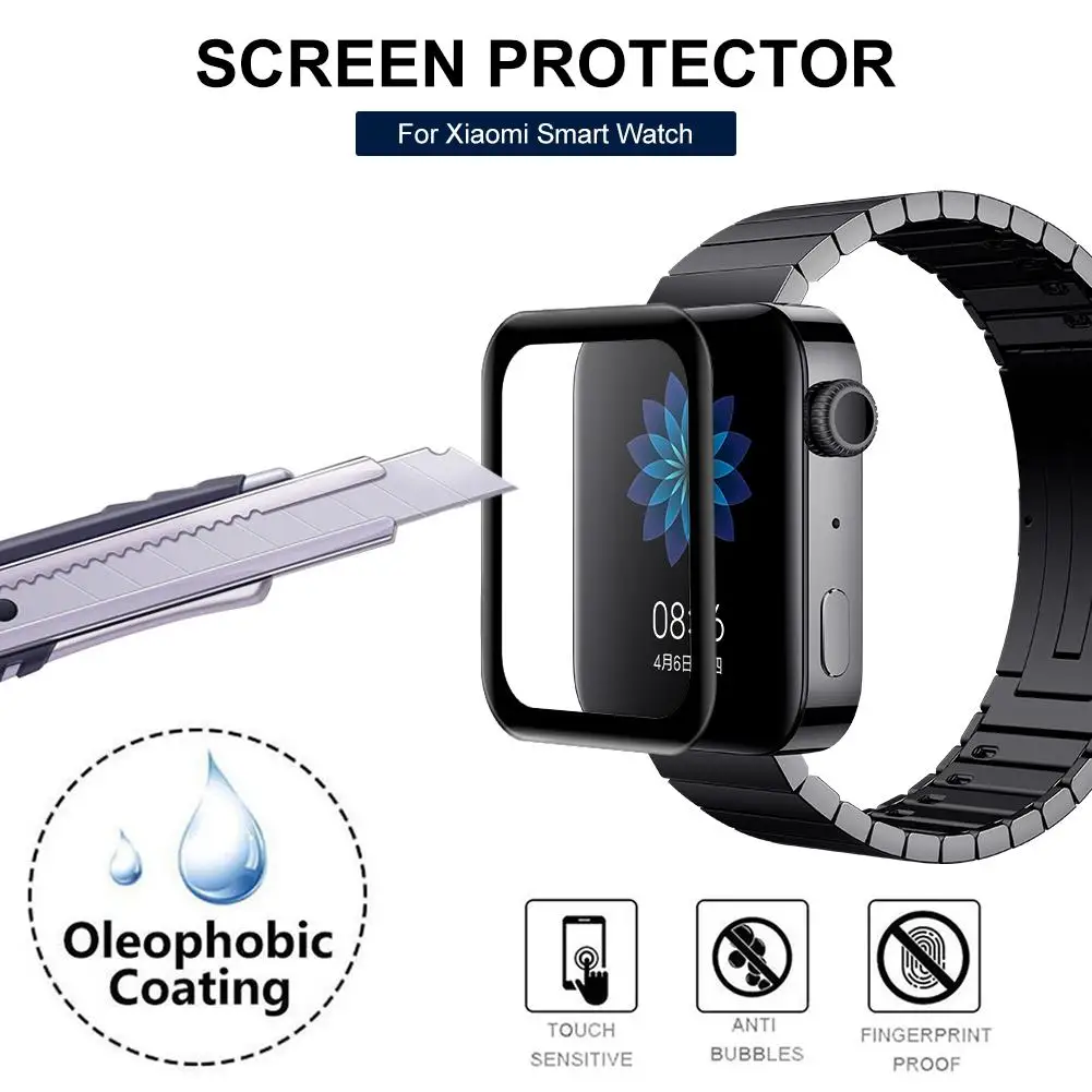 Смарт часы с мягкой пленкой высокого разрешения изогнутая Защитная пленка для