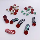 10 шт. 11 мм 14 мм 15 мм золотой зеленый черный логотип автомобиля Брелок эмблема значок стикер для Mito Giulietta Spider GT