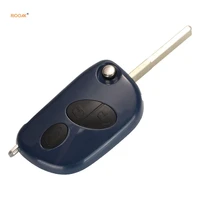 3pcslot flip remote key shell replacement for maserati quattroporte gran turismo 2005 2011 3 button car key case fob with logo