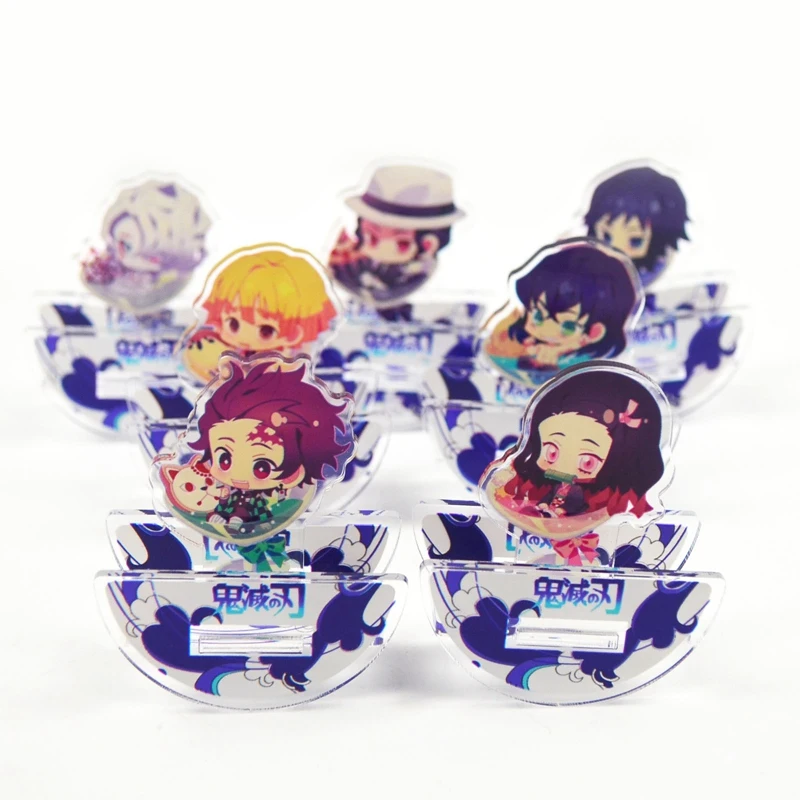 

Anime Demon Slayer Acrylic Stand Model Creative Roly-poly Toys Desk Action Figure Comic Exhabition Decor Ornaments Fans Gift 7cm
