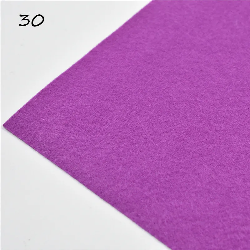 Felt 30 1 шт., ручная работа, фетровые цветы, ручная работа, для кукол, для валяния, шерсть 30/15 см, 60 цветов - Цвет: Felt 30