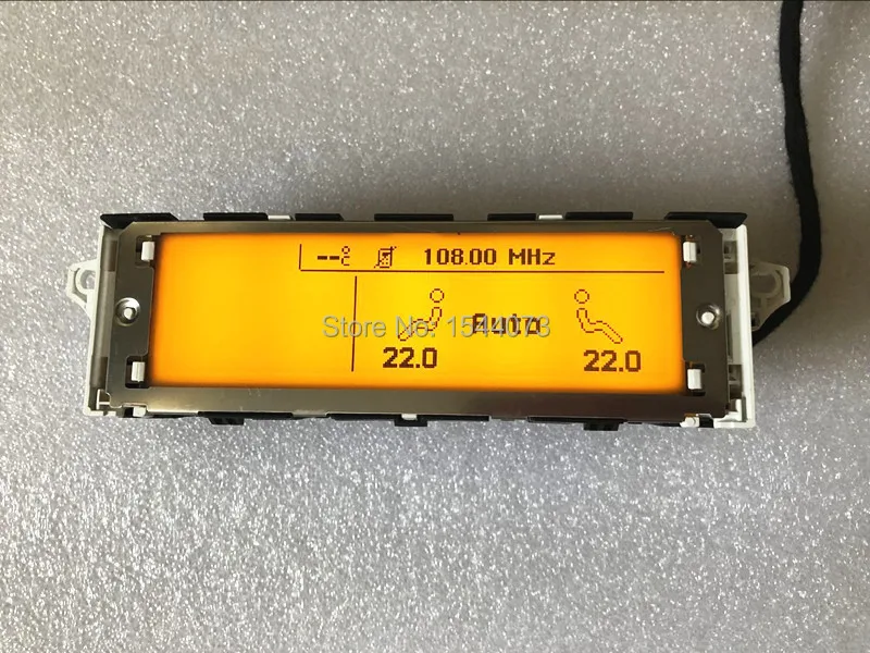 Желтый экран многофункциональный поддержка USB двухзонный Air Bluetooth дисплей