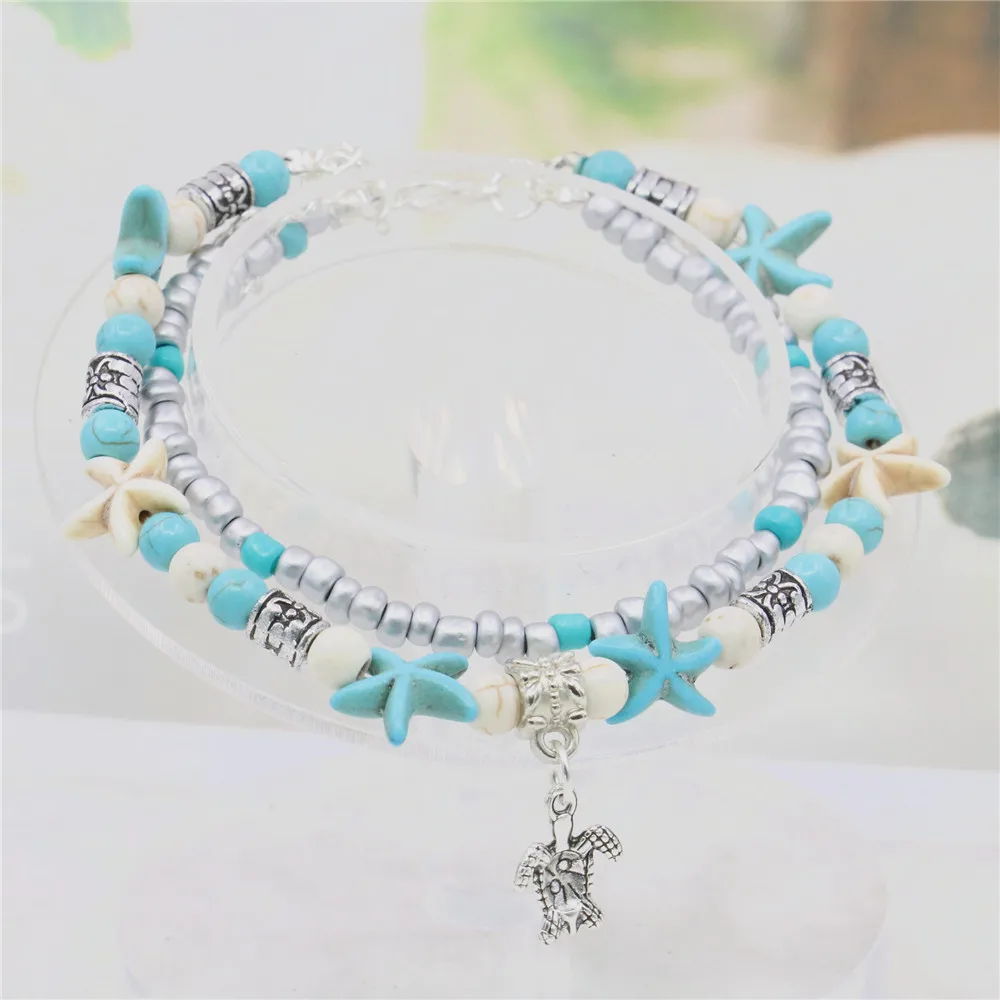 Браслет-цепочка с подвеской в виде черепахи 7 5 дюйма | Украшения и аксессуары