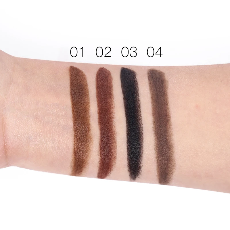 Косметика для макияжа глаз от бренда Music Flower 4 цвета шелковая ручка бровей