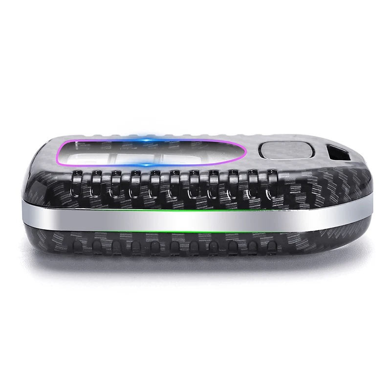 Умный брелок для автомобильного ключа из АБС-карбона Fibe чехол дистанционного с