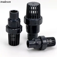 i d2063mm upvc pipe aquarium water pump filter valve with check fish tank water inlet joint garden home watering tube fittings