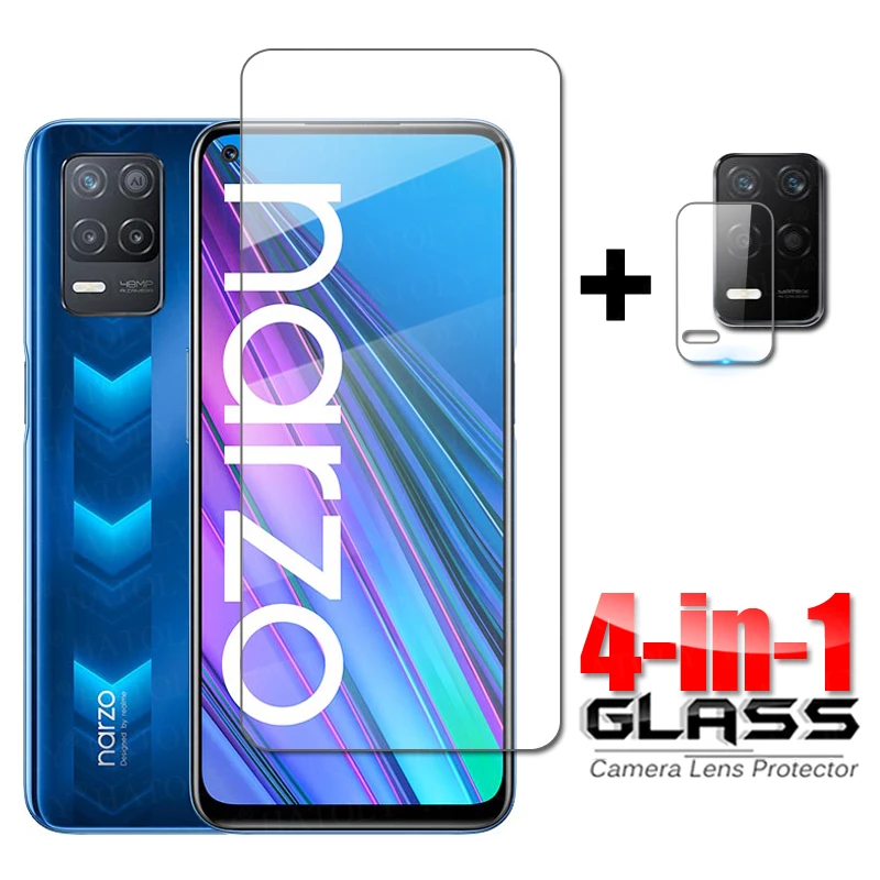 

Стекло на Realme Narzo 30 5G закаленное Стекло высококачественный защитный чехол для Oppo Realme Narzo 30 5G прозрачная HD защитная пленка Экран протектор Realme Narzo 30 5G объектив Стекло