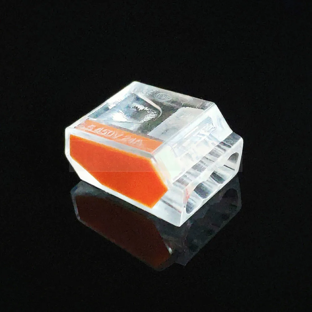 100 шт. 252 для распределительных коробок 2-контактный разъем клемма блока AWG 18-14