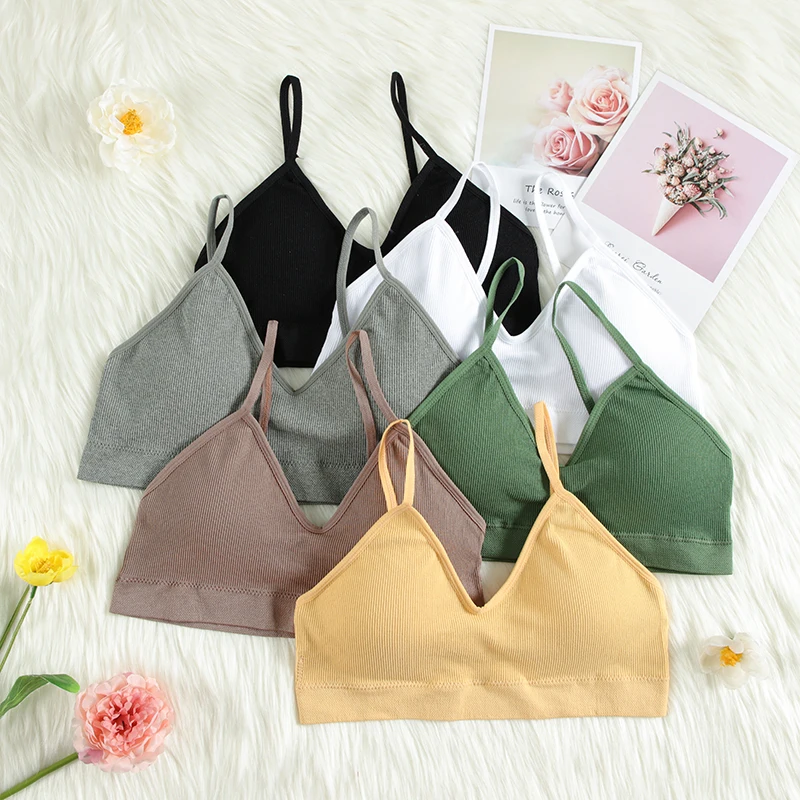 Бюстгальтер CHRLEISURE без косточек эластичный с чашками пуш-ап 2021 | Женская одежда