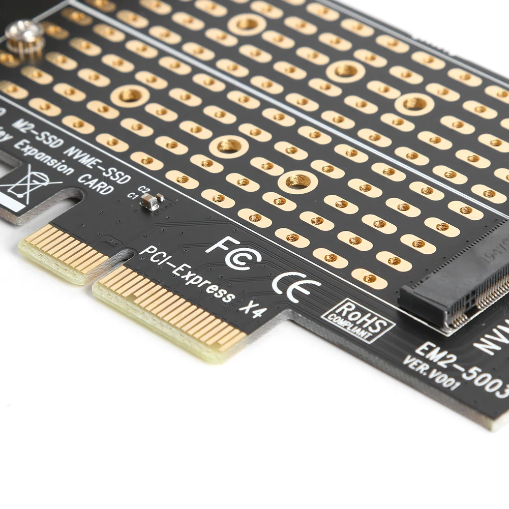 m 2 nvme к pcie адаптер m b ключ ngff ssd к pci e 30 x4 sata для