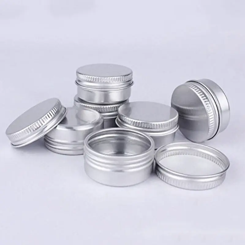 

Pack of 10 Balm Nail Art Cosmetic Cream Make Up Pot Lip Jar Tin Case Container Screw Capacity (Empty) for DIY Cosmetics/Beauty P