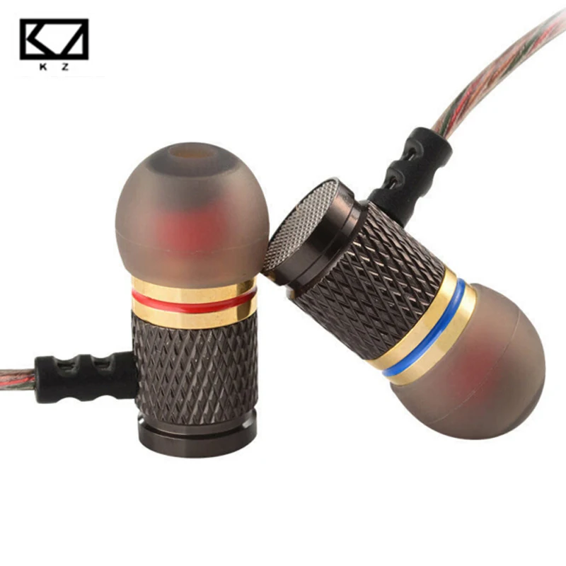 KZ ED2 EDR1 Spot in ear наушники проводные металлические музыкальные бас шумоподавляющие
