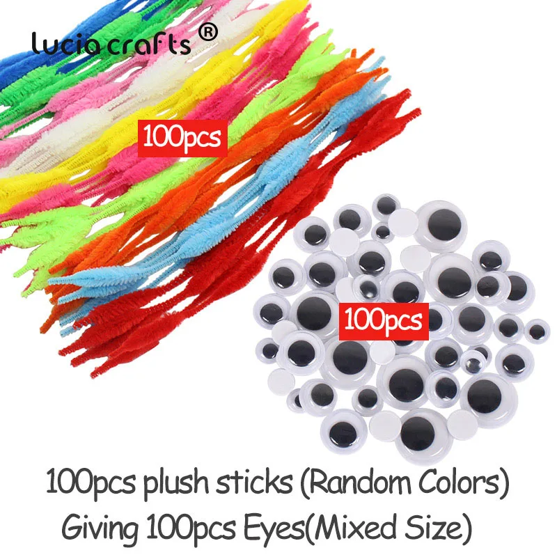 Style 8 Помпоны/шенилловая проволока/Googly Eyes DIY детские игрушки ручной работы украшения для домашнего праздника бесплатно подарок 020004033 - Цвет: Style 8