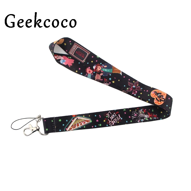 10 шт./лот держатель на ремешке для телефона с надписью Stranger things Lanyards аксессуар