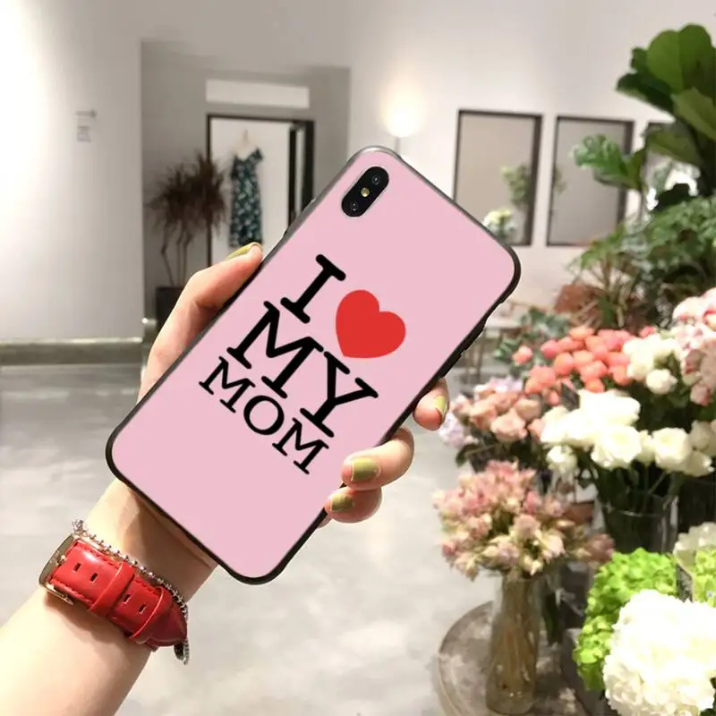 Мягкий черный Чехол CUTEWANAN для телефона с надписью Best Mom на день матери iPhone 11 pro XS MAX 8