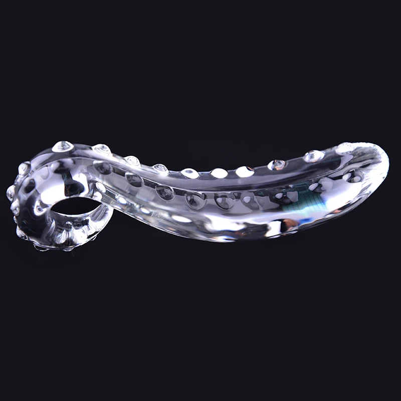 Большой фаллоимитатор HEYIYI со стеклом пирекс с кристаллами пенис анальный для