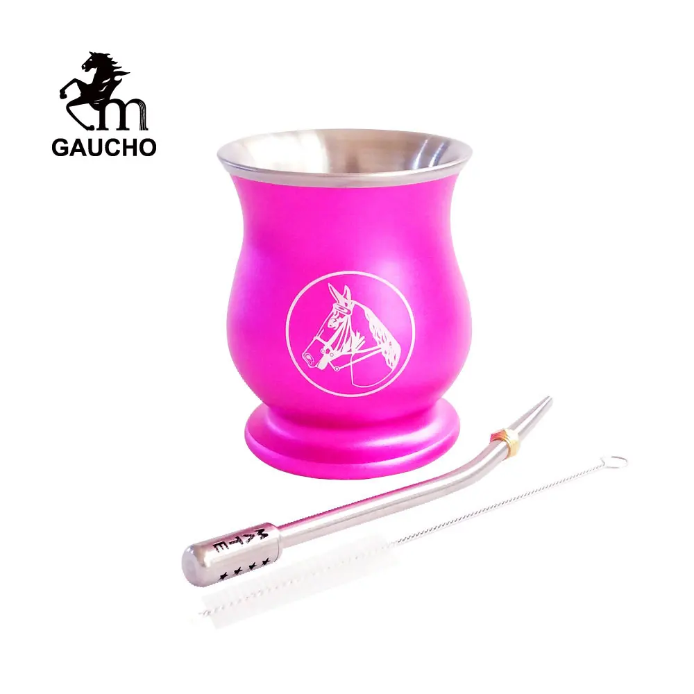 1 компл./лот ковбойские Yerba Коврики тыквы нержавеющая двойная стенная