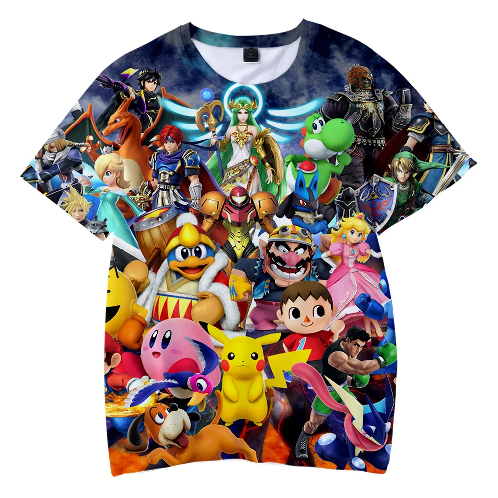 Футболка Мужская/женская с 3D-принтом модная тенниска принтом в стиле аниме майка