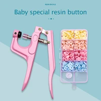 9mm baby clothes plastic button snaps pliers set free sewing concealed button bibs resin button snaps diy handmade accessories